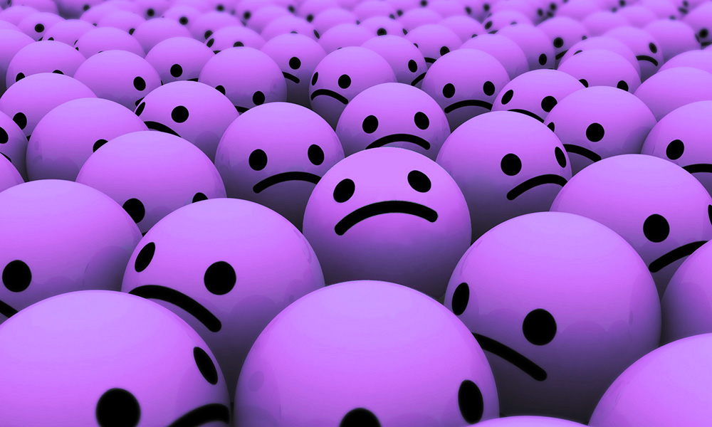 The Best Advice So Far: the grumbles part 1 - many purple sad-face balls