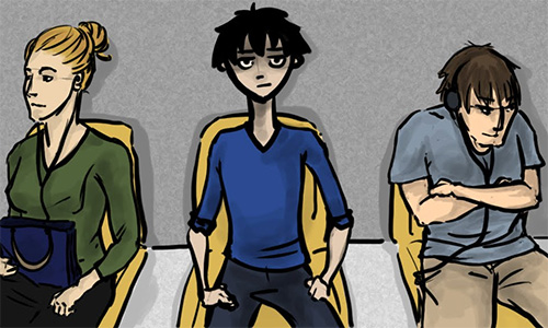three strangers