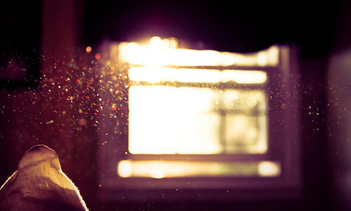 when the dust settles - bedroom window - morning dust motes - The Best Advice So Far