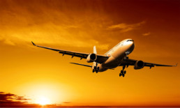 back to reality — plane departing against golden sunset - The Best Advice So Far
