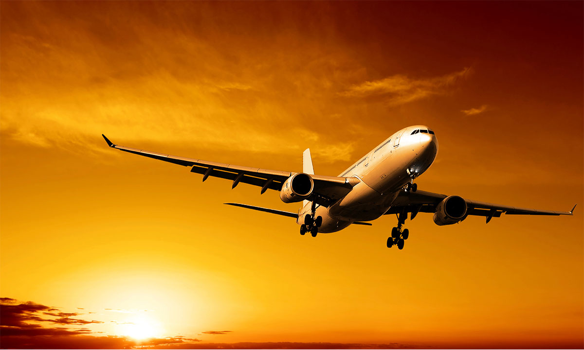 back to reality — plane departing against golden sunset - The Best Advice So Far