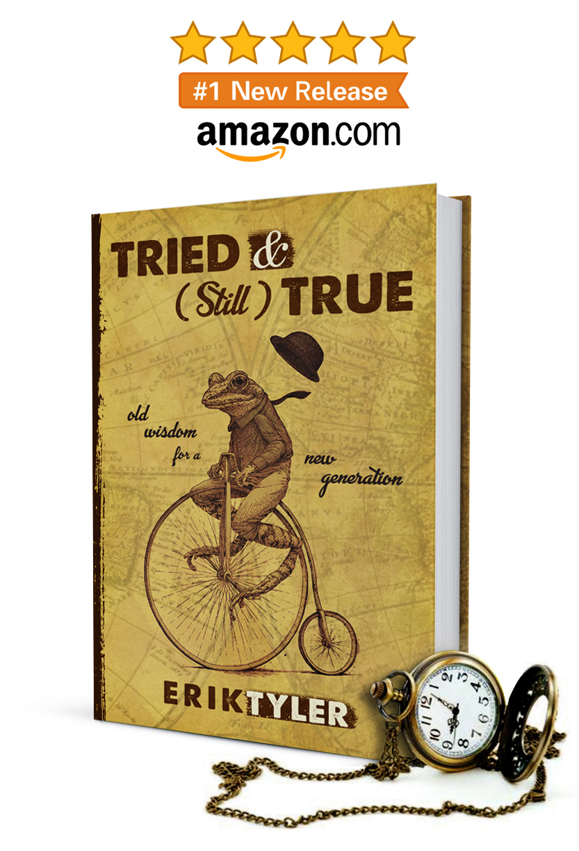 TRIED & (Still) TRUE book cover with antique pocket watch; Amazon.com logo above and #1 New Release Badge